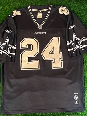 Reebok NFL Dallas Cowboys Marion Barber Black Jersey Mens XL Good Cond. (R.I.P.)